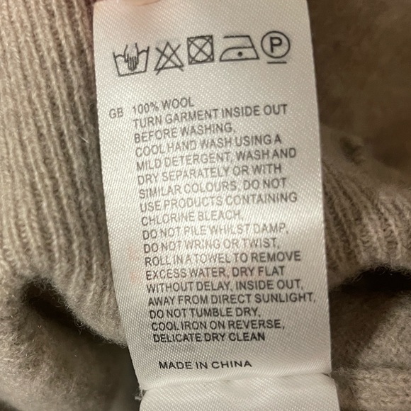 Reis Tan Wool Sweater - Picture 3 of 3